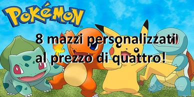 Pokemon GCC: 8 mazzi di carte al prezzo di 4