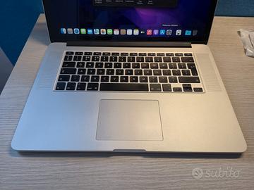 MacBook Pro 15 Retina i7 Quad-Core 16GB RAM 256GB