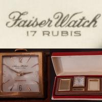 Faiser watch orologio da tavolo meccanico con por