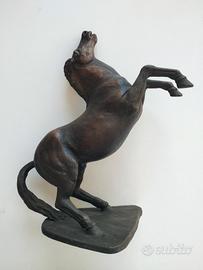 Sergio Quagliotti "Cavallo" Scultura h cm 25