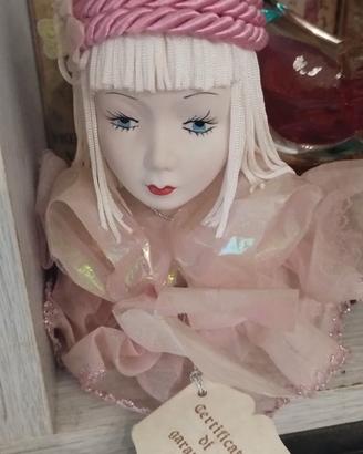 Bambola ceramica Capodimonte 