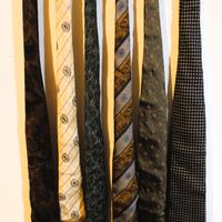 6 Cravatte 100% seta - varie marche