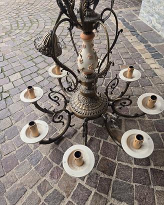 lampadario di capodimonte 