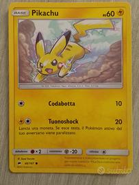 Card Pokemon Picachu base  40/147 anno 2014 ITA