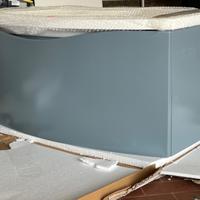 Mobile bagno sospeso 100 cm - colore BLU OCEANO