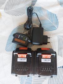 Batterie Black e Decker con caricabatterie