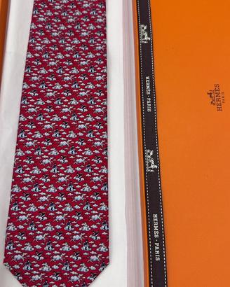 Cravatta Hermès Nuova con cartellino