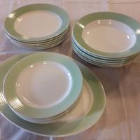 Servizio piatti Ceramica Pagnossin Treviso anni 60