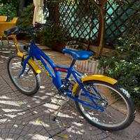 Bici bimbo 20” - Bicicletta Adriatica blu gialla