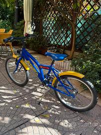 Bici bimbo 20” - Bicicletta Adriatica blu gialla