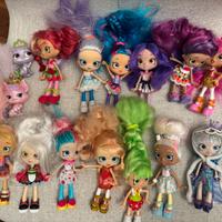 Lotto n13 +2 Bambole Shopkins con accessori