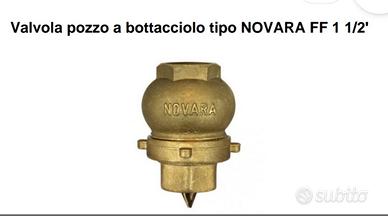 valvola per pozzo tipo novara 