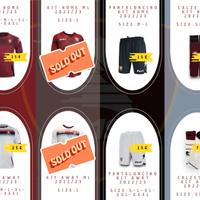 Maglie Salernitana vari anni e taglie ORIGINALI