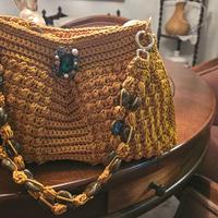 Borsa fatta a mano all'uncinetto