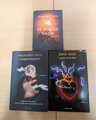 Lotto 3 Libri Francesco Sole Devid Sassi