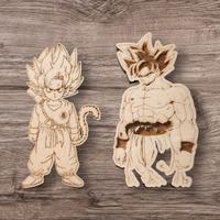 Personaggio Anime inciso a laser 