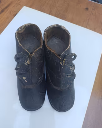 Scarpine per Automa o Bambola d'Epoca di fine 800