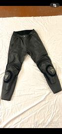 Pantaloni pelle moto Dainese tg 52