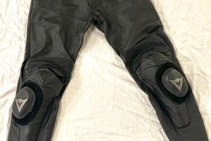 Pantaloni pelle moto Dainese tg 52