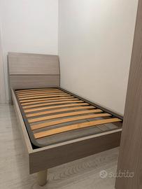 LETTO SINGOLO + ARMADIO COME NUOVI
