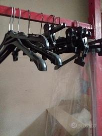 Grucce a pinza e a spalle