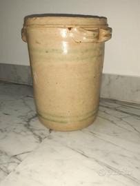 Vaso antico smaltato