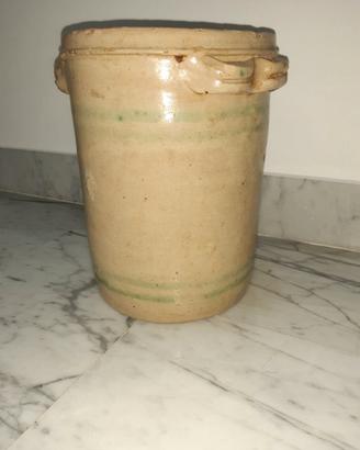 Vaso antico smaltato