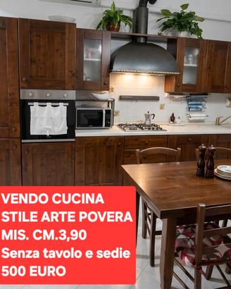 Cucina arte povera