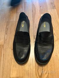 Mocassino pelle nero uomo Pollini taglia 46