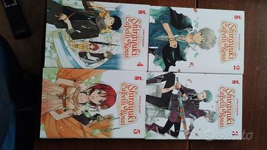 Shirayuki 2-4 Star Comics manga italiano