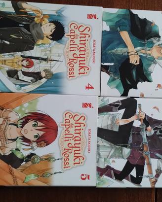 Shirayuki 2-4 Star Comics manga italiano