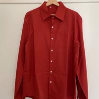 Camicia da uomo rossa nuova XL