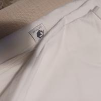 copripiumone bianco damascato bianco