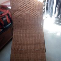 lettino in vimini telaio in ferro