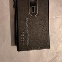 PORTACARTE CON PORTAMONETE  PIQUADRO COMPATTO