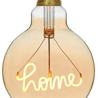 Lampadine scritta HOME e LOVE a Led E27