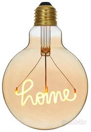 Lampadine scritta HOME e LOVE a Led E27