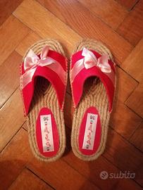 ciabattine espadrillas n. 36