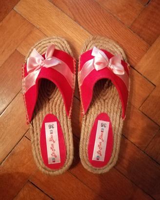 ciabattine espadrillas n. 36