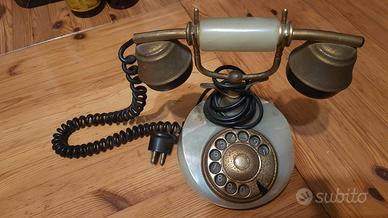 Telefono antico in alabastro per collezionisti