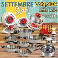 Batteria acciaio fondo induzione