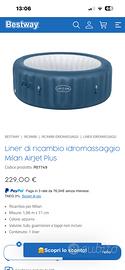 Liner di Ricambio per Idromassaggio Bestway