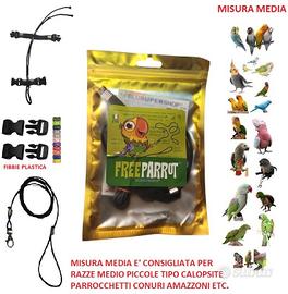 pettorine per pappagalli attacco rapido