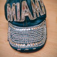 Cappello  jeans donna Miami con strass