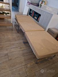 Pouf con letto estraibile  a scomparsa
