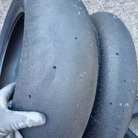 GOMME MOTO USATE PISTA COME NUOVE PIRELLI SBK