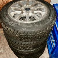 4 pneumatici invernali 185/65r15 + cerchi lega 15”
