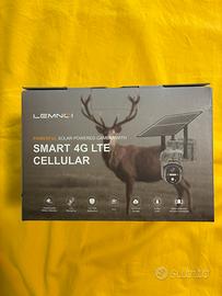 Fototrappola 4G LEMNOI Solare 2K SIM Inclusa IP66