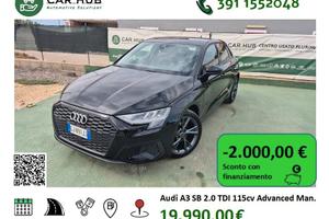 Audi A3 SPB 2.0 TDI Advanced 116cv 2022