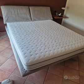 Letto matrimoniale Misuraemme con materasso nuovo